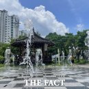 바닥분수 이미지