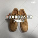 나이키 우먼스 에어포스 된장 구입후기(미루고 미루다 막차타기)