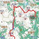 큰고랑산(166m)안산(245m)고산[1](186m)고산[2](185m)청적봉(311m)옥녀봉(304m)동산(345m)/전북순창 이미지