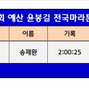 예산 윤봉길전국마라톤대회기록[24.04.07] 이미지