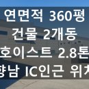 동안성IC공인중개사사무소 | 화성공장임대 단독공장 건물 연면적 약 360평(건물 2개동) 호이스트 2.8톤 2기 향남 IC인근 위치