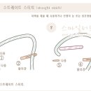 스트레이트 스티치 (straight stitch)-프랑스 자수놓기, 퀼트강좌, 펠트만들기,제작방법 이미지