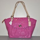 COACH EMBOSSED PATENT LEATHER TOTE BAG 이미지