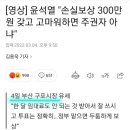 윤석열 "손실보상 300만원 갖고 고마워하면 주권자 아냐" 이미지