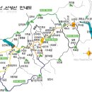 전남 순천 강천산 등산지도 및 코스 이미지