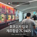 1405 | 2026년 일본 후쿠오카 비짓재팬 Visit Japan 입국심사 후기 제주항공 7C1405