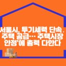 서울시, 투기세력 단속․주택 공급… &#39;주택시장 안정&#39;에 총력 다한다 이미지