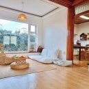 빨간 시골집 이미지