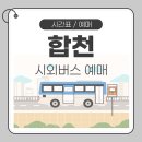 합천시외버스터미널 | 합천시외버스터미널 시간표 예매 방법 안내