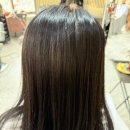 CU 나주휴로스 1차점 | 나주 미용실 해썸헤어 뿌리매직 여자곱슬머리 차분하게