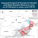 2023 년 2 월 9 일 러시아 공세 캠페인 평가(우크라이나 전황) 이미지