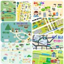 평생학습관 강좌로 수채 색연필로 그리는 동화 일러스트 | 부산 북구평생학습관 / 디지털 태블릿드로잉 &lt;우리동네 북구 지도 일러스트 그리기&gt; 정규반 수강생작 모음
