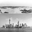 100년 내 변화한 중국의 과거와 현재 모습 이미지