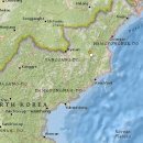 북한 풍계리 규모 2.9 지진발생 (자연 지진파) 이미지