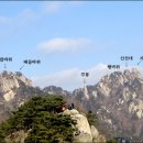 아름다운 삼각산(북한산 국립공원)과 도봉산 전경!