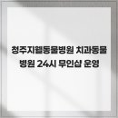 청주지웰동물병원 | 청주지웰동물병원 치과동물병원 24시 무인샵 운영