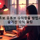 (주)샐러드볼크리에이티브 | 초보 유튜브 수익창출 방법 알아보기 (크리에이티브 되기 단계별 전략과 숨겨진 수익 꿀팁)