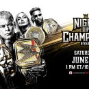WWE NIGHT OF CHAMPIONS 2026 최종 대진표 이미지