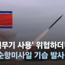 북, '핵무기 사용' 위협하더니…새벽 순항미사일 기습 발사 이미지