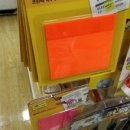 알파문구 노은점 | [다이소] 형광필름 점착메모-1011371~2 : 유색 반투명 포스트잇 (사진 5장)