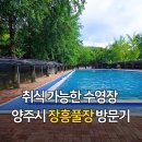 제비오는날 | 양주 취식 가능한 야외 풀장 장흥풀장 비 오는 날 방문한 후기