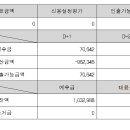 주식하시는 분 제꺼좀 봐주세요. 예수금 정산금액 대용금 뭔지 모르겠어요. 이미지