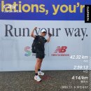 6년 7개월만의 서브3 레이싱!!!_JTBC마라톤대회 풀코스 완주 (창원 꼴찌완주자 마라톤클럽) 이미지