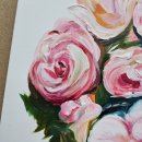 유화A | 🌹유화에 빠진 요즘｜장미 그리기로 색채 힐링, 성인취미미술 퇴근후미술원 잠실점 후기