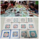 남동구 향촌작은도서관 도자기핸드페인팅-연꽃그리기 이미지