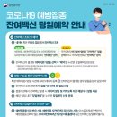 코로나19 예방접종 잔여백신 당일예약 안내 이미지