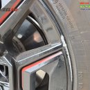 bmw xm 22인치 휠 주차기스 휠 도색 복원 이미지