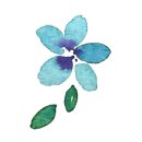 플러스펜 수채화 이미지