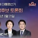 [KBS,MBC.SBS 생방송]제20대 대통령선거 1차 초정후보 토론회(2022.02.21) 이미지