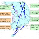 한반도 온난화에 따른 농작물 재배 한계선 북상 이미지