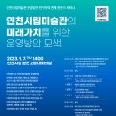 인천시립미술관 운영방안 연구용역 관계 전문가 세미나 개최 이미지