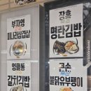 김밥집 | [광장시장] 김밥집 팝업 방문후기