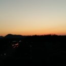 노을빛 풍경 이미지