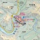 팔봉산 등산지도(302m) 강원도 홍천 이미지