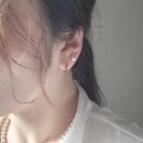 진주악세사리 | 쿨톤 하객룩 악세사리 진주목걸이 귀걸이 세트 리레인