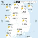 🍀10월 28일 수요일 간추린 뉴스와 날씨🍀 이미지