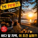 경주 관성솔밭해변 차박 민박 1박 만 원대로 즐기는 힐링 여행