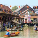 영화와문화로만나는세계사 | 아이와 태국 여행 코스, 런닝맨 촬영지 파타야 수상시장 전통 배 체험 후기