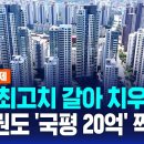 역대 최고치 갈아치우는중 경기도 국평 20억 찍었다 이미지