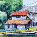 오후의 일상 스케치 이미지