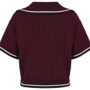 중동073 | P_LABEL(플레이블)-로고자수 반팔 니트_MK2MP073