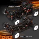 [RC카전문과학사+미니Z서킷=부천하비센터] 핫바디/HPI D413 1:10 4WD 전동버기 조립키트 HOTBODIES (112723) 이미지