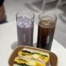 끼니위드팜(강남논현점) | 신논현역 24시 카페 셀렉토커피 신논현점 24 오토브루 우베라떼 단호박 샌드위치