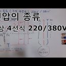 전기실무 - 전압의 종류 (3상 4선식 220V / 380V) 이미지