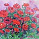 화가와 꽃 이미지