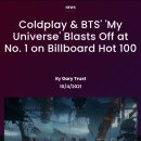 Coldplay & BTS "My Universe" 빌보드 1위 / 영국차트 3위 이미지